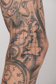 The UK and RoI in more detail further down Scott Redding's left arm