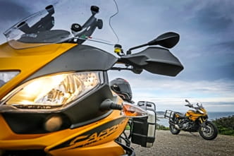 Up close to the LED accessory lights Up close to the LED accessory lights