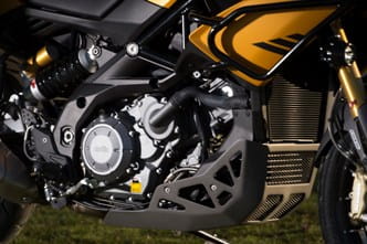 1197cc V-Twin inside aluminium and steel tube frame 1197cc V-Twin inside aluminium and steel tube frame