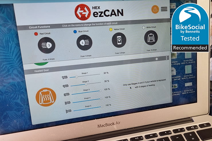 Hex ezCAN review BMW Harley KTM Honda_24