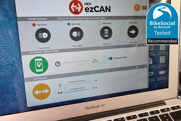 Hex ezCAN review BMW Harley KTM Honda_26