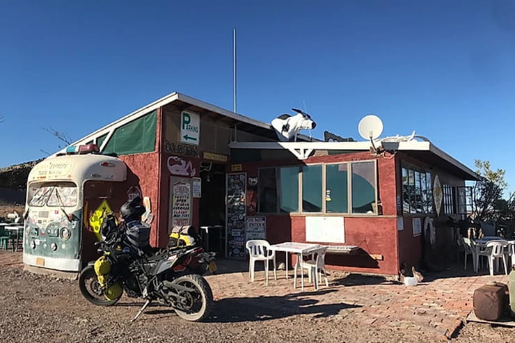 The 61-year old is currently on his eighth tour of the globe – and for this 100,000km expedition, he’s riding the new Yamaha Ténéré 700.